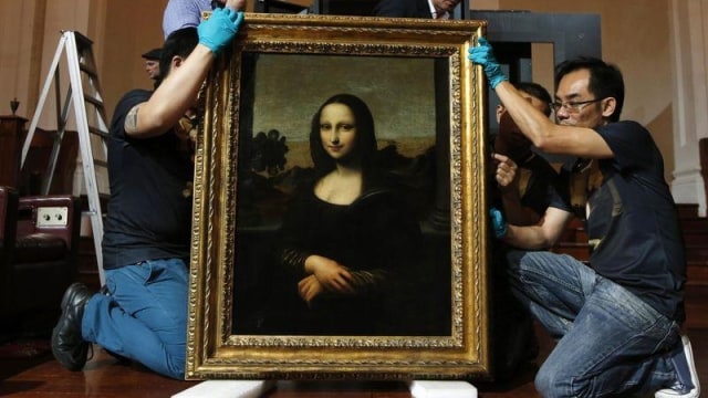 Ilustrasi lukisan Mona Lisa. Foto: Edgar Su/Reuters