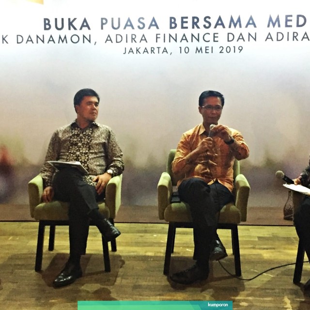 Diskusi bersama media Bank Danamon, Adira Finance, dan Adira Insurance di Suasana Restaurant, Jakarta, Jumat (10/5). Foto: Nurul Nur Azizah/kumparan