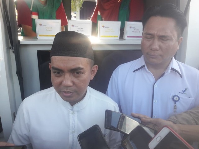 Walikota Pangkalpinang, Maulana Aklil. Ketika dimintai keterangan sejumlah awak media.