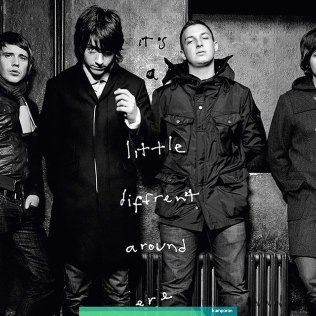Arctic Monkeys di pameran foto 'Lend Me Your Ear'. Dok: Andrew Cotterill dan Ben Tallon