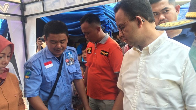 Anies Tinjau Langsung Lokasi Kebakaran di Kampung Bandan, Jakut (279623)