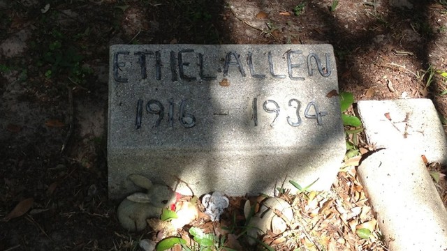 Makam Ethel Allen di Georgiana