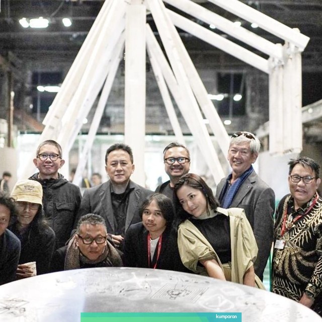 Suasana peresmian Paviliun Indonesia 'Lost Verses' di Venice Biennale 2019. Foto: Dok. Bekraf