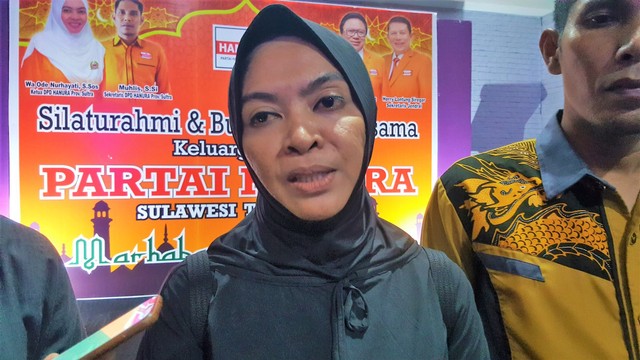 Wa Ode Nurhayati Ketua DPD Partai Hanura Sultra, Foto: Lukman Budianto/kendarinesiaid