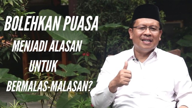 Bolehkah Puasa Menjadi Alasan Untuk Bermalas-malasan?