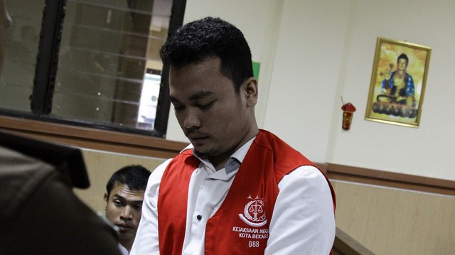 Sidang Haris Simamora, penundaan tuntutan di Pengadilan Negeri Bekasi Foto: Helmi Afandi Abdullah/kumparan