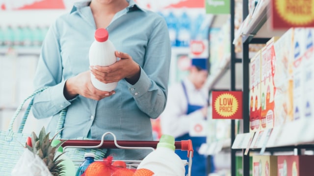 ilustrasi belanja di supermarket Foto: Shutterstock