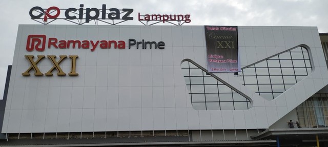 Tampak depan Ciplaz Ramayana Prime | Foto: Kiki Novilia/Lampung Geh