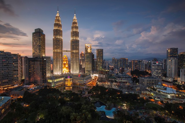 Pemandangan Kuala Lumpur dari kejauhan Foto: Pexels