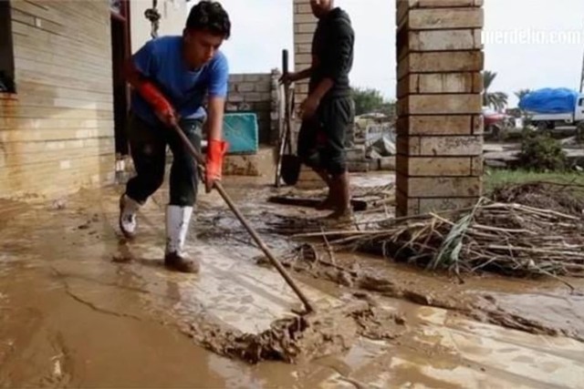 Ilustrasi banjir lumpur yang masuk hingga ke rumah warga (Foto:ist/liputan6)