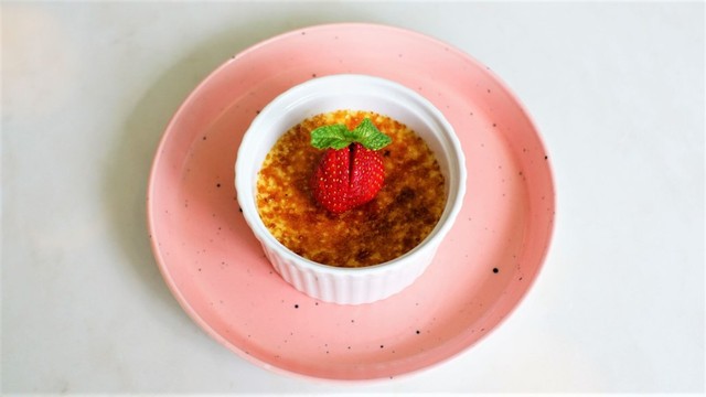 Classic creme brulee di Jeeva Coffee Yogyakarta