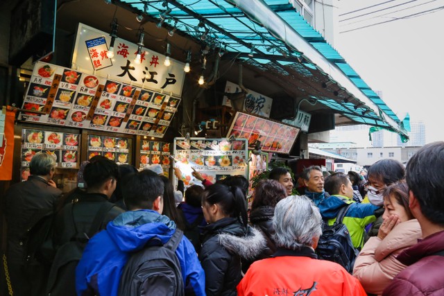 Ramainya Antrean Street Food di Jepang Foto: Shutter Stock