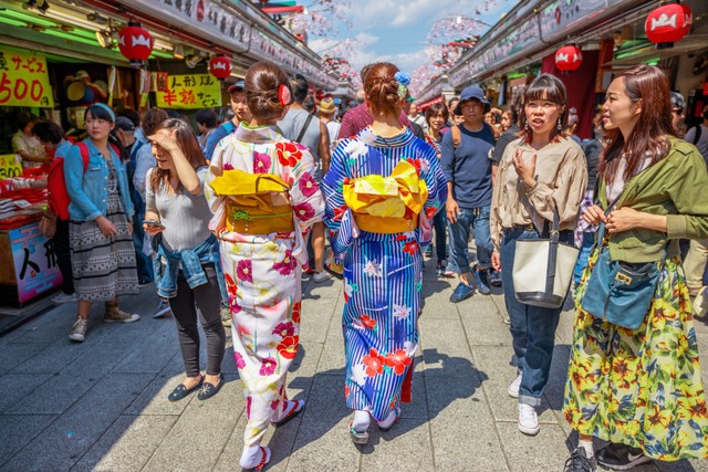 Ilustrasi Turis di Jepang Foto: Shutter Stock