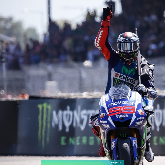 Jorge Lorenzo menjadi yang tercepat di GP Prancis 2015. Foto: Dok. MotoGP