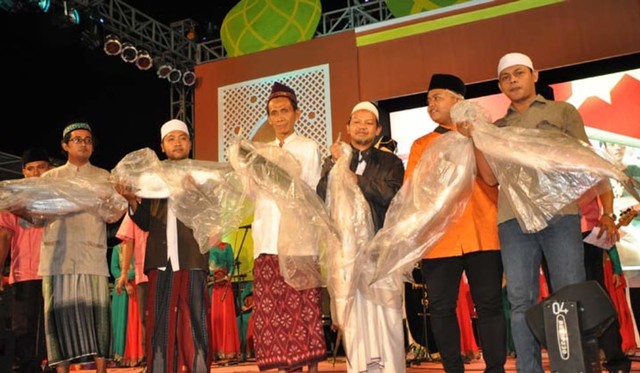 Suasana kontes bandeng pada Ramadhan tahun lalu. foto: ist 