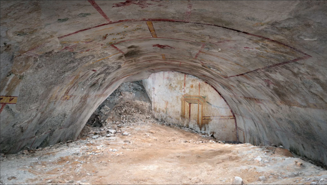 Ruangan tersembunyi yang ditemukan di reruntuhan Istana Kaisar Nero Romawi. Foto: Parco Archeologico Del Colosseo