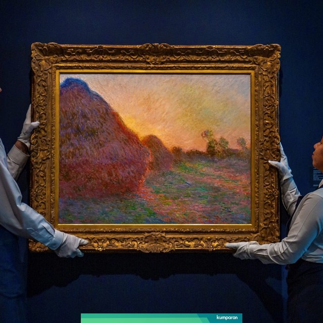 Lukisan Mueles karya Monet. Foto: AP