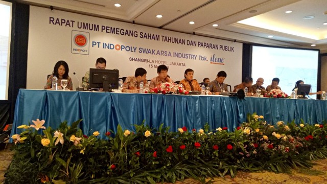 Paparan publik PT Indopoly Swakarsa Industry Tbk (IPOL) di Hotel Shangri-La Jakarta. Foto: Resya Firmansyah/kumparan