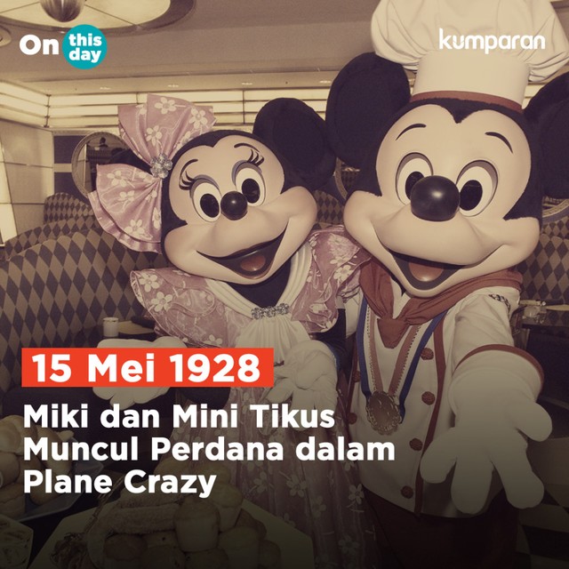 On this Day: Miki dan Mini Tikus Muncul Perdana 15 Mei 1928. Foto: Putri Sarah/kumparan