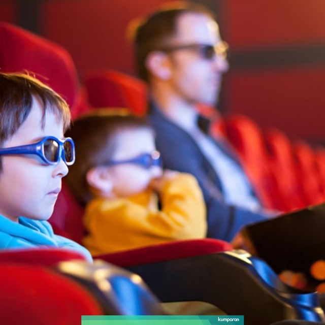 com-Ilustrasi Ajak Anak Nonton di Bioskop Foto: Shutterstock