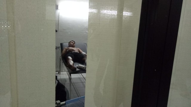 Kondisi di ruang medis Stadion Maguwoharjo