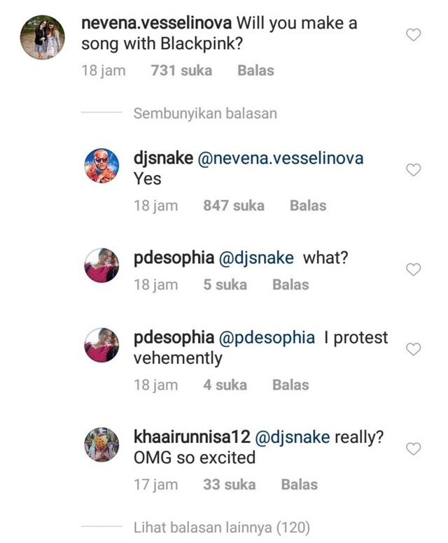 DJ Snake Pastikan Kolaborasi dengan Blackpink (7213)