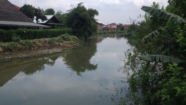 Anak Sungai Citarum di Kabupaten Bandung. (Iman Herdiana)