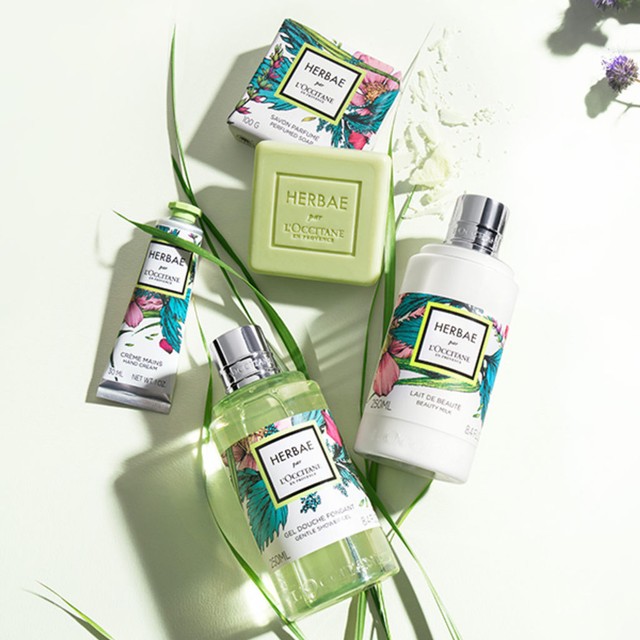 Rangkaian produk wewangian Herbae par L'Occitane. Foto: Dok. L'Occitane