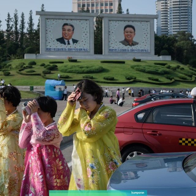 Kekeringan di Korea Utara Foto: AFP/Ed Jones