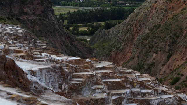 Terasering garam, Salinas de Maras, Peru