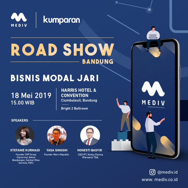 com-Roadshow Mediv Bandung "Bisnis Modal Jari".