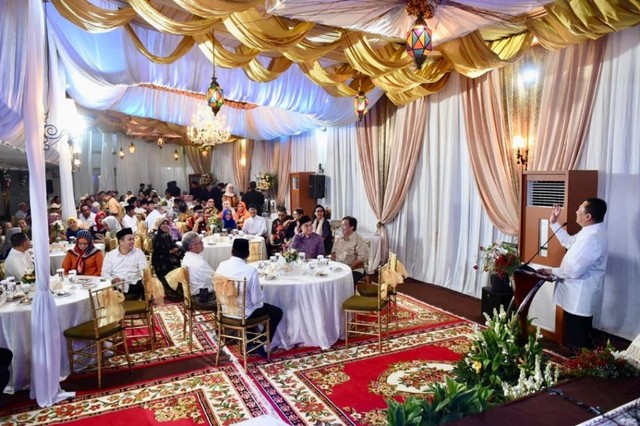 com-Acara buka puasa bersama di rumah dinas Ketua DPR RI