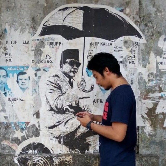 Mural Soekarno, Senen, Jakarta. Foto: Aditia Noviansyah/kumparan