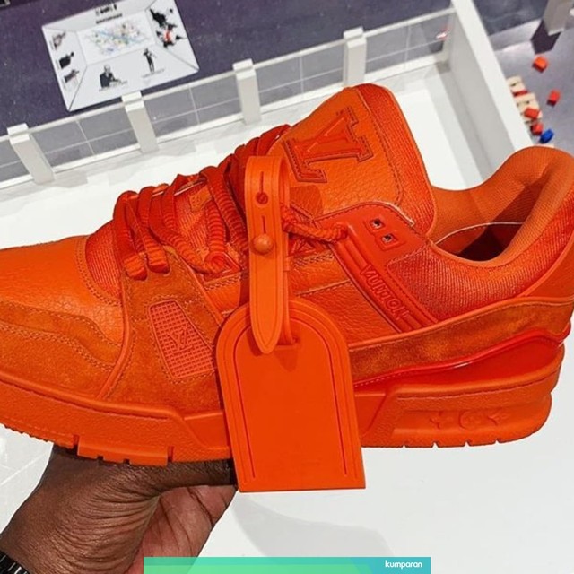 Sneakers rancangan Virgil Abloh untuk Louis Vuitton. Foto: Dok. Virgil Abloh