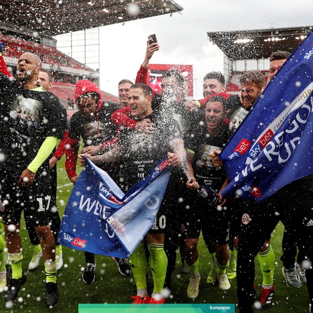 Sheffield United, peserta baru Premier League 2019/20. Foto: Action Images via Reuters/Lee Smith
