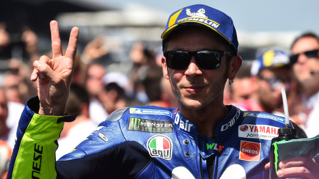 Pebalap Yamaha, Valentino Rossi.. Foto: JEAN-FRANCOIS MONIER/AFP
