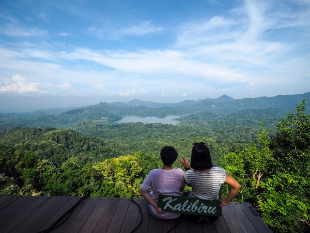 Wisatawan di Kalibiru Foto: Flickr/Pandora Voon