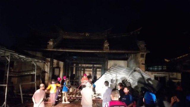 Polisi Pastikan Kebakaran Kelenteng di Kota Probolinggo Tak Ada Korban