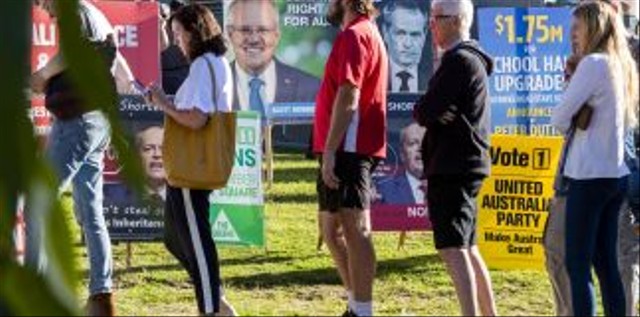 Suasana pemilu di Australia. Foto: Reuters