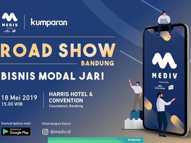 com-Roadshow Mediv Bandung "Bisnis Modal Jari". Foto: Dok. kumparan