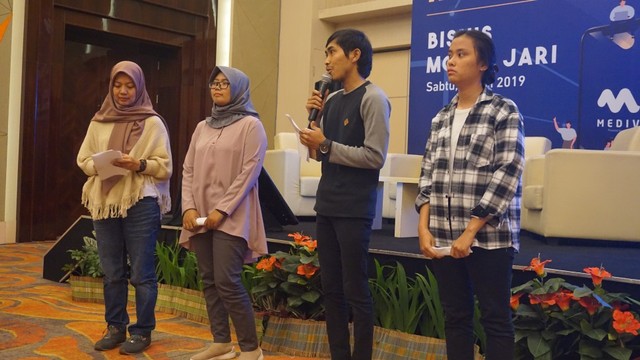 com-Roadshow Mediv Bandung, sesi games untuk mendapatkan Mediv Cash