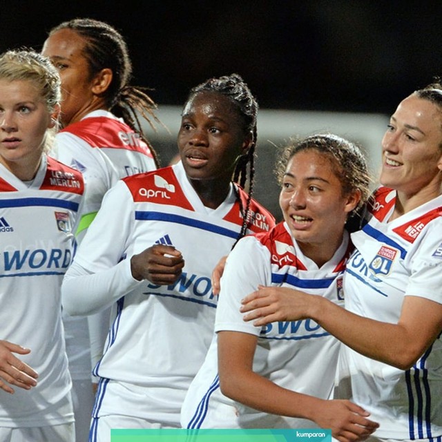 Lyon Feminines juarai Liga Champions Wanita 2018/19. Foto: Dokumentasi Media Olympique Lyon