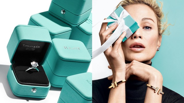 Tiffany Blue Box dan desain advertising pada media sosial Tiffany & Co. Foto: dok. @tiffanyandco/ Instagram