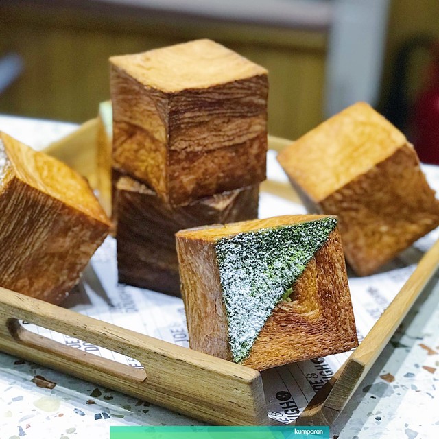 The Cube Matcha Croissant.