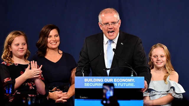 Perdana Menteri Australia Scott Morrison Foto: Reuters/AAP Image/Dean Lewins