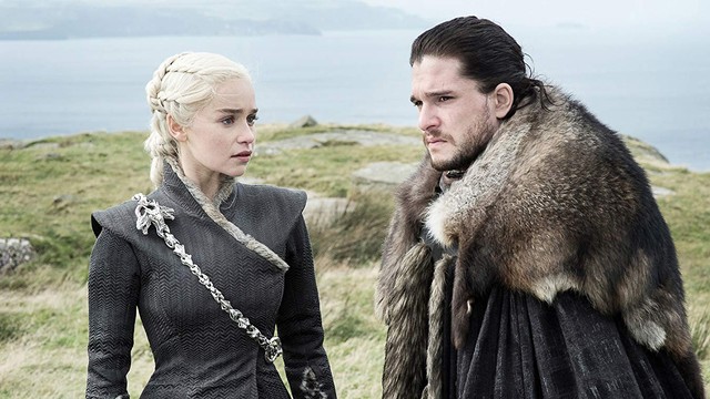 Daenerys Targaryen dan Jon Snow di 'Game of Thrones' Foto: IMDb