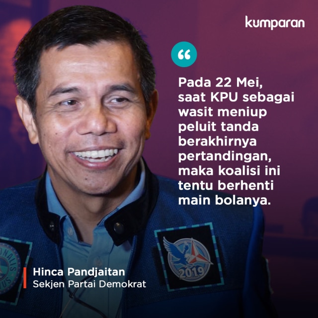 Konten Krispi Quote Hinca Pandjaitan Foto: Putri Sarah Arifira