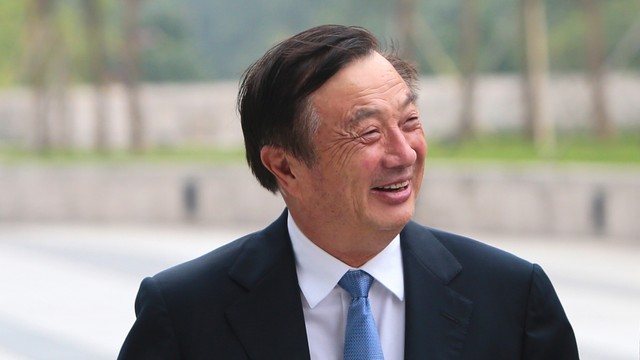 Ren Zhengfei, pendiri Huawei. Foto: HM Treasury via flickr (CC BY-NC-ND 2.0)