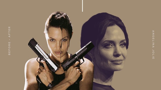 Before-after: Angelina Jolie Foto: Grafik: Sabryna Putri Muviola/kumparan