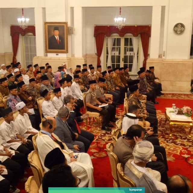 Presiden Jokowi gelar peringatan Nuzulul Quran di Istana Negara Foto: Fahrian/kumparan